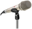 NEUMANN KMS 104 Vocal microphone, condenser, cardioid, 48 V phantom power, XLR-3M, nickel, includes SG 105