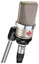 NEUMANN TLM 102 Large diaphragm microphone, condenser, cardioid, 48V phantom power, XLR-3 M, nickel, includes SG 2