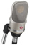 NEUMANN TLM 107 Large diaphragm microphone, omnidirectional/subcardioid/cardioid/hypercardioid/bidirectional, navigation button, P48, XLR-3M, nickel