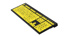 LOGIC KEYBOARD XLPrint NERO PC Black on Yellow BE