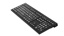 LOGIC KEYBOARD XLPrint NERO PC White on Black FR
