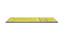 LOGIC KEYBOARD XLPrint PC Slim Line Black on Yellow US