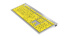 LOGIC KEYBOARD XLPrint ALBA Black on Yellow FR