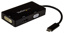 STARTECH 3-in-1 USB-C to VGA DVI or HDMI