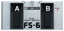 ROLAND FS-6 SIDE BY SIDE DUAL SWITCH (EACH SWITCHABLE BETWEEN MOMENTARY OR LATCH)