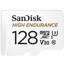 SANDISK microSDXC High Endurance Monitoring 128GB, Class 10, 100MB/s + SD Adapter