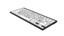 LOGIC KEYBOARD XLPrint Bluetooth Black on White FR PC