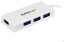 STARTECH Portable 4 Port Mini USB 3.0 Hub - White