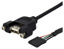 STARTECH 3ft Panel Mount USB A / USB Header Cable