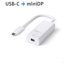 PURELINK USB-C to mini DisplayPort Adapter - 4K60 - iSeries - white - 0.10m