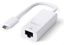 PURELINK USB-C to Ethernet Adapter - Gigabit 1000Mbps - iSeries - white - 0.10m