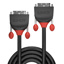 LI 36255 LINDY 1m DVI-D Single Link Cable, Black Line