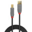 LINDY 5m USB 3.2 Typ A to B Cable, 5Gbps, Anthra Line