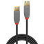 LINDY 1m USB 3.2 Type A Extension Cable, 5Gbps, Anthra Line