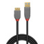 LI 36765 LINDY  USB 3.2 Type A to  Micro-B Cable, 5Gbps, Anthra Line