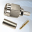 GIGATRONIX SMA Crimp Plug, Nickel Plated, RG174, LBC100, RG316