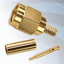 GIGATRONIX SMA Crimp Plug, Dual Crimp, Gold Plated, RD316