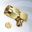 GIGATRONIX SMA Solder Right Angle Plug, Gold Plated, RG405, .085 semi-rigid